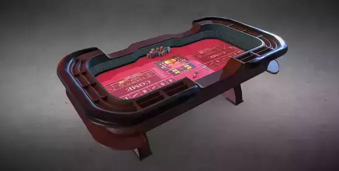 Craps table