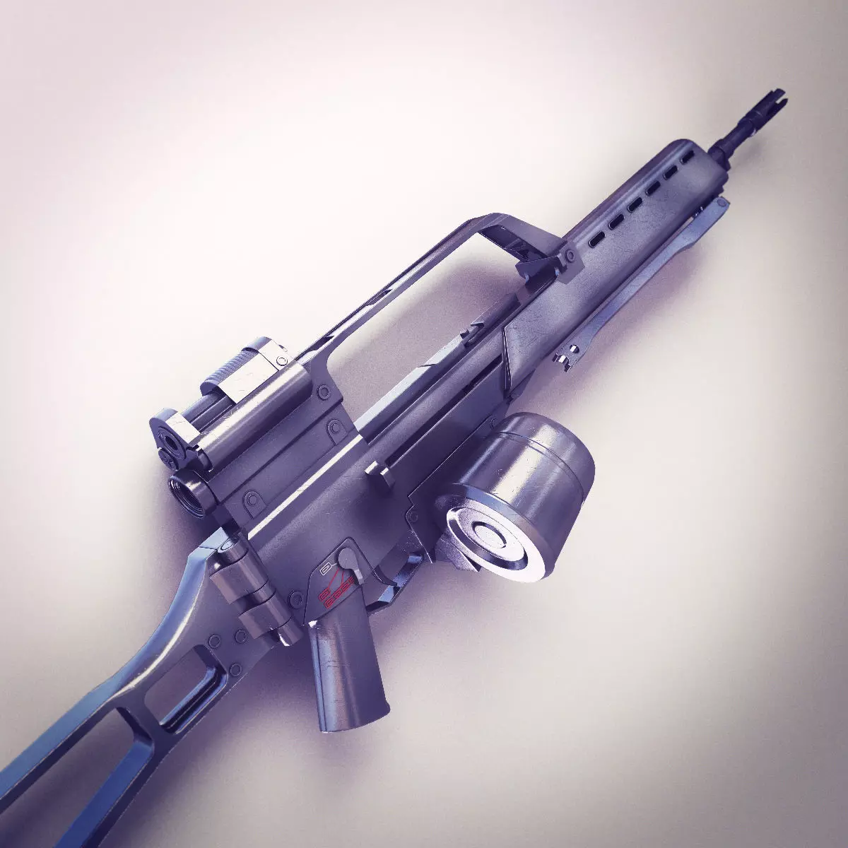 G36 Assault rifle Hi-Res 3D model_0