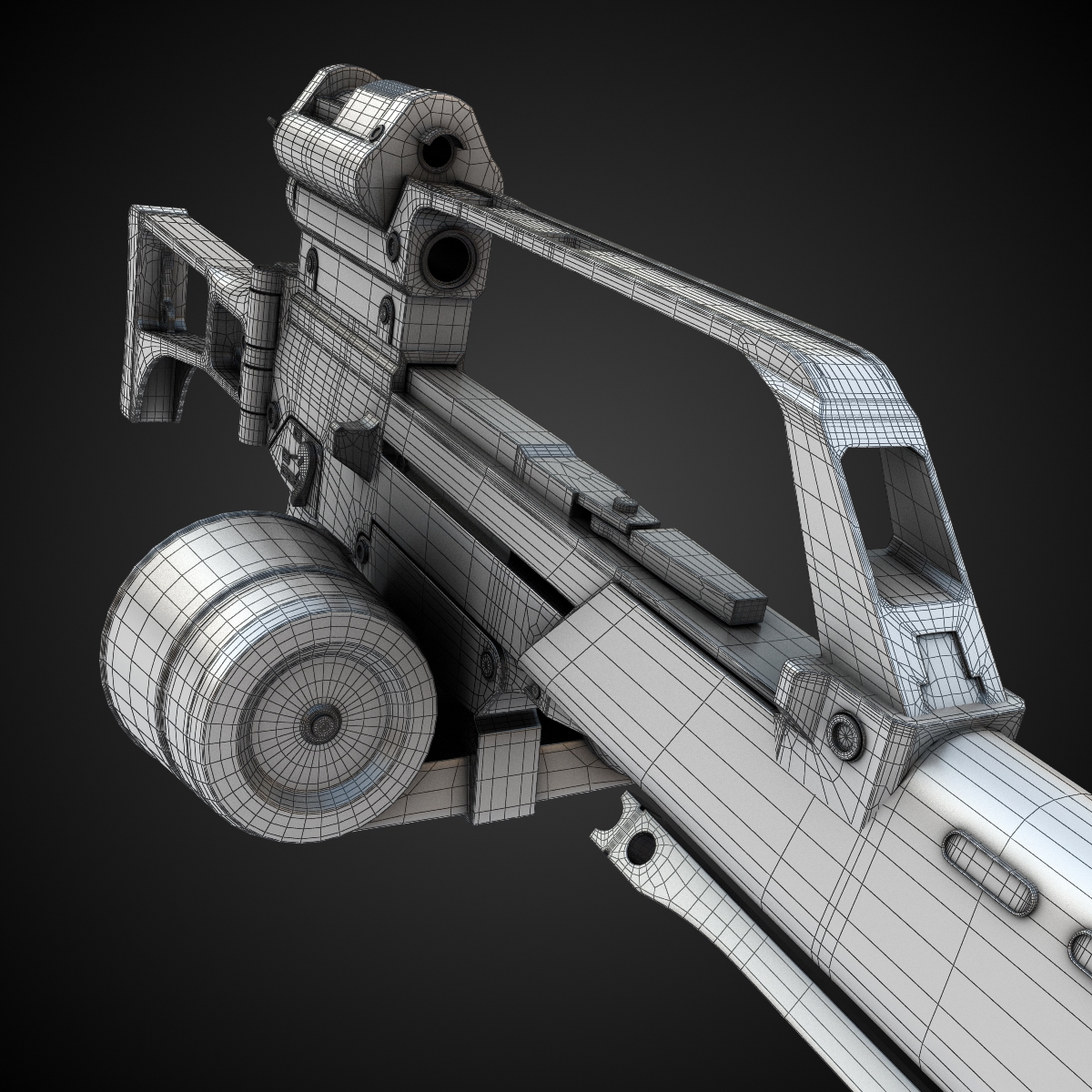 G36 Assault rifle Hi-Res 3D model_8