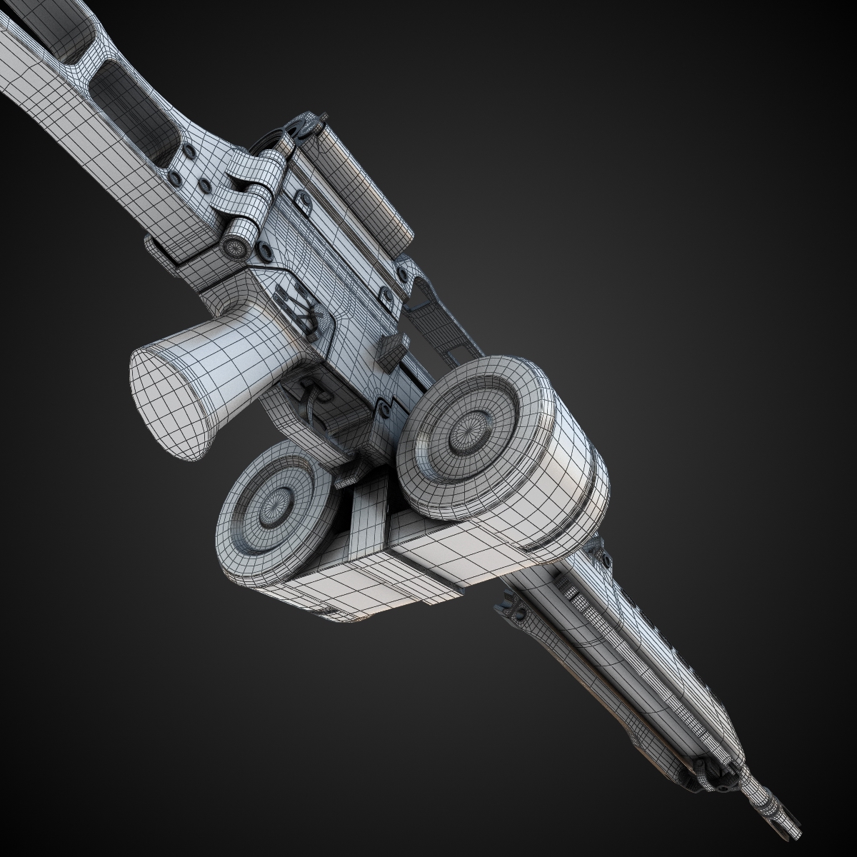 G36 Assault rifle Hi-Res 3D model_9