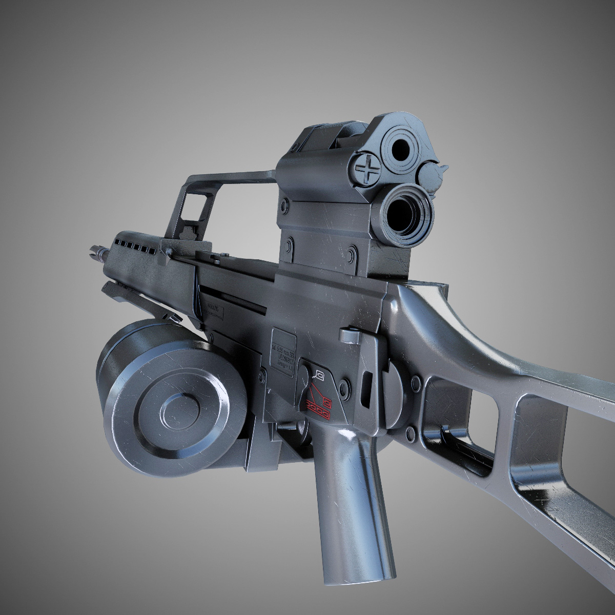 G36 Assault rifle Hi-Res 3D model_1