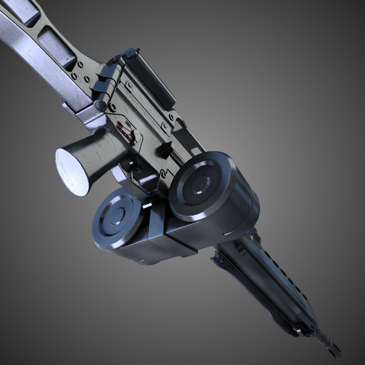 G36 Assault rifle Hi-Res 3D model_4