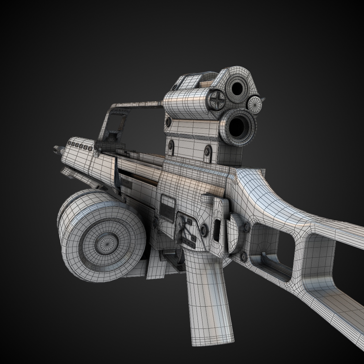 G36 Assault rifle Hi-Res 3D model_7
