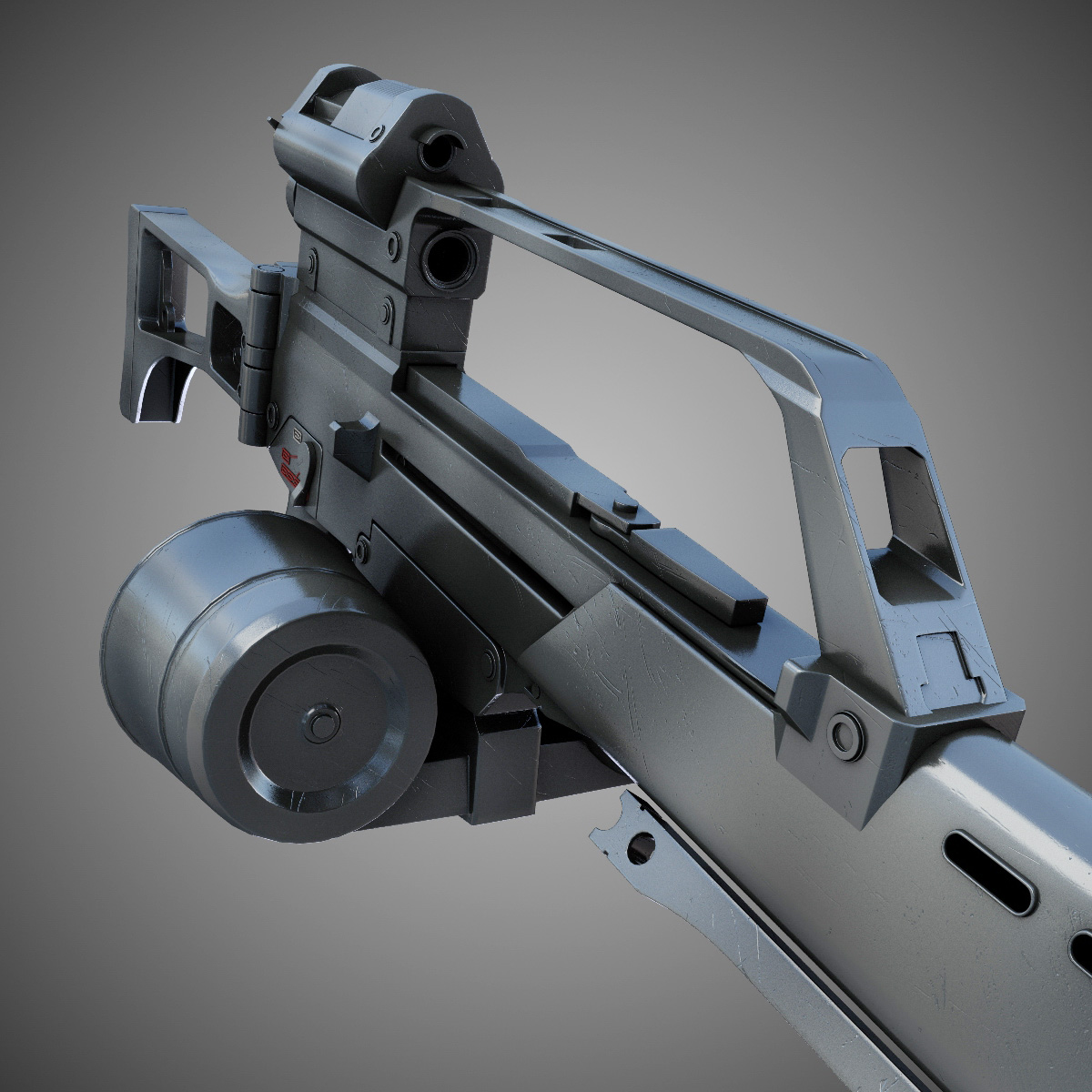 G36 Assault rifle Hi-Res 3D model_3