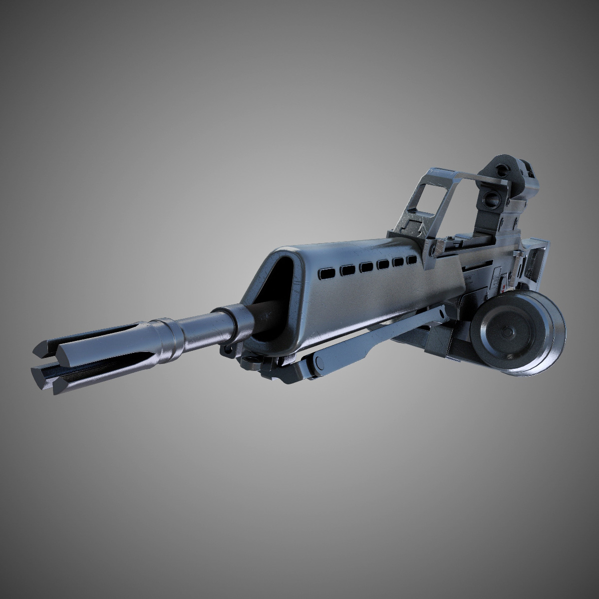 G36 Assault rifle Hi-Res 3D model_2