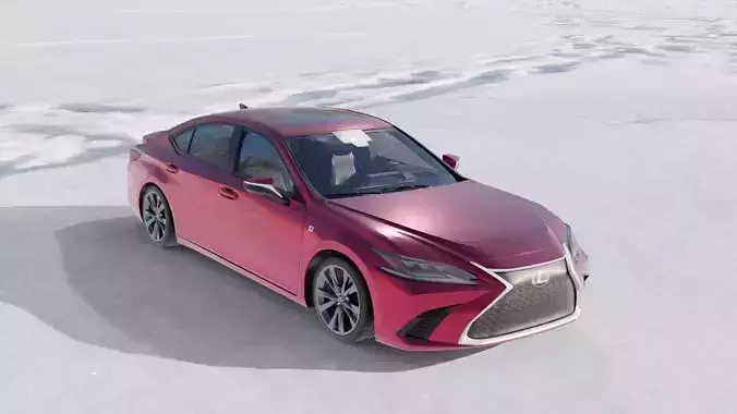 Lexus ES350 F Sport 2021 3D model