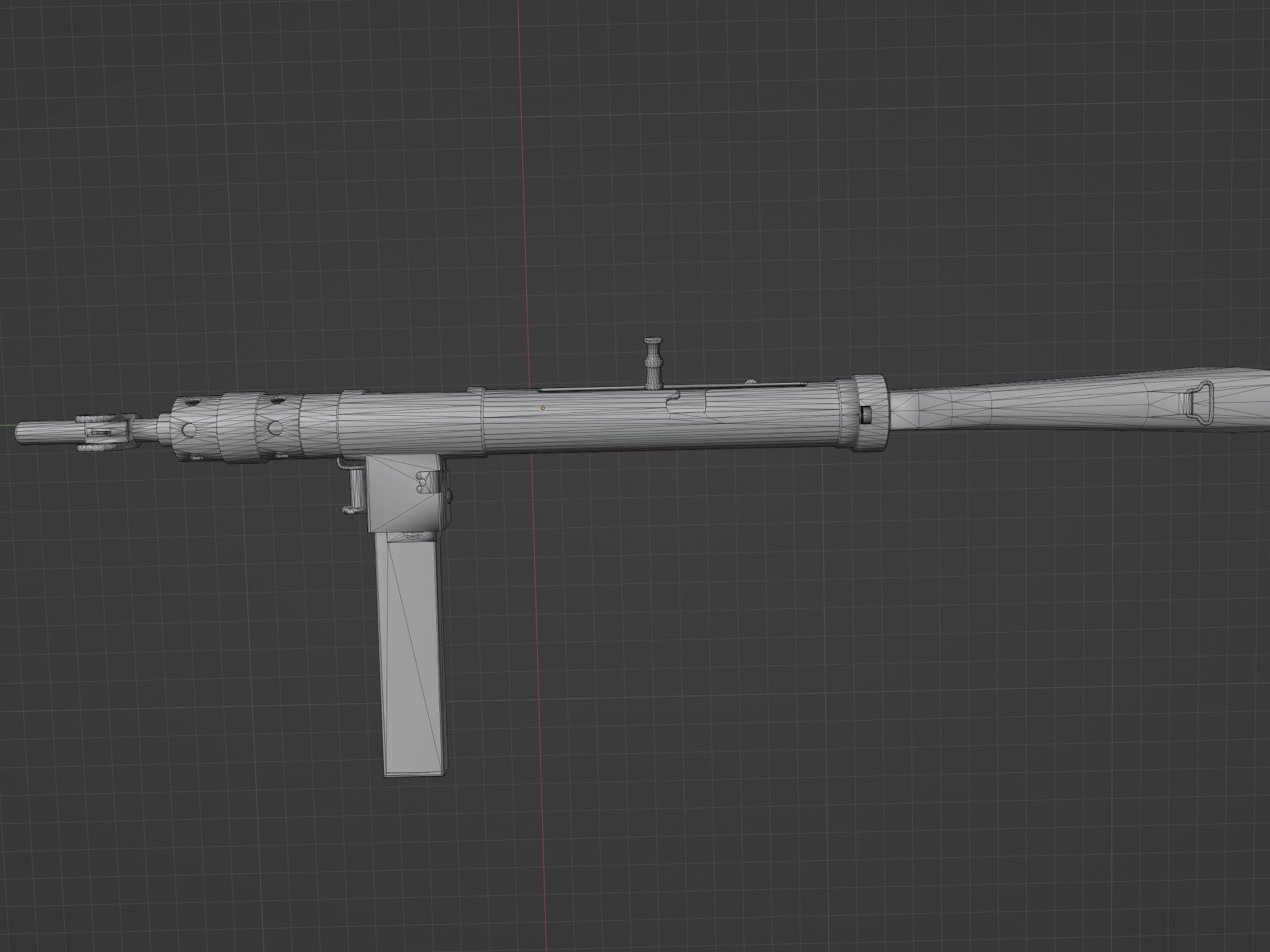Sten Mk5 Low-poly 3D model_9