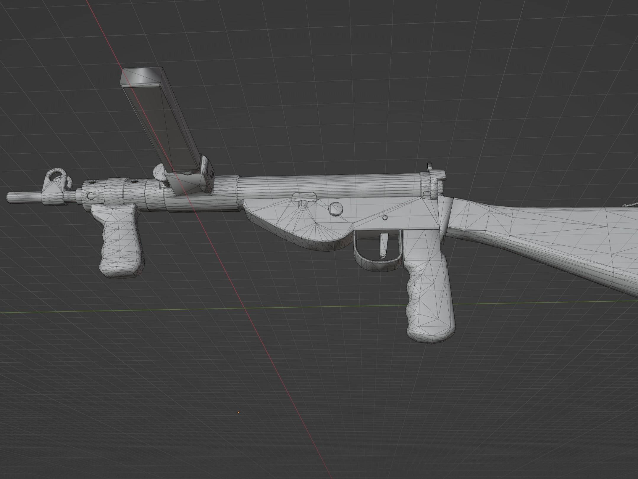 Sten Mk5 Low-poly 3D model_8