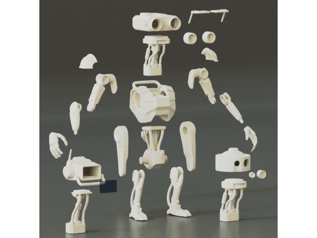 Droids Stationeers HEM  Revised High Quality 3D print model_1