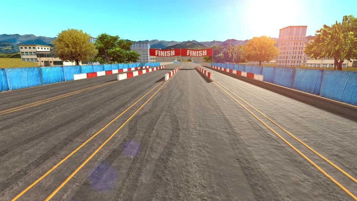 Drag Race Track Map Mobile Friendly car mobile unity3d 3D model_5