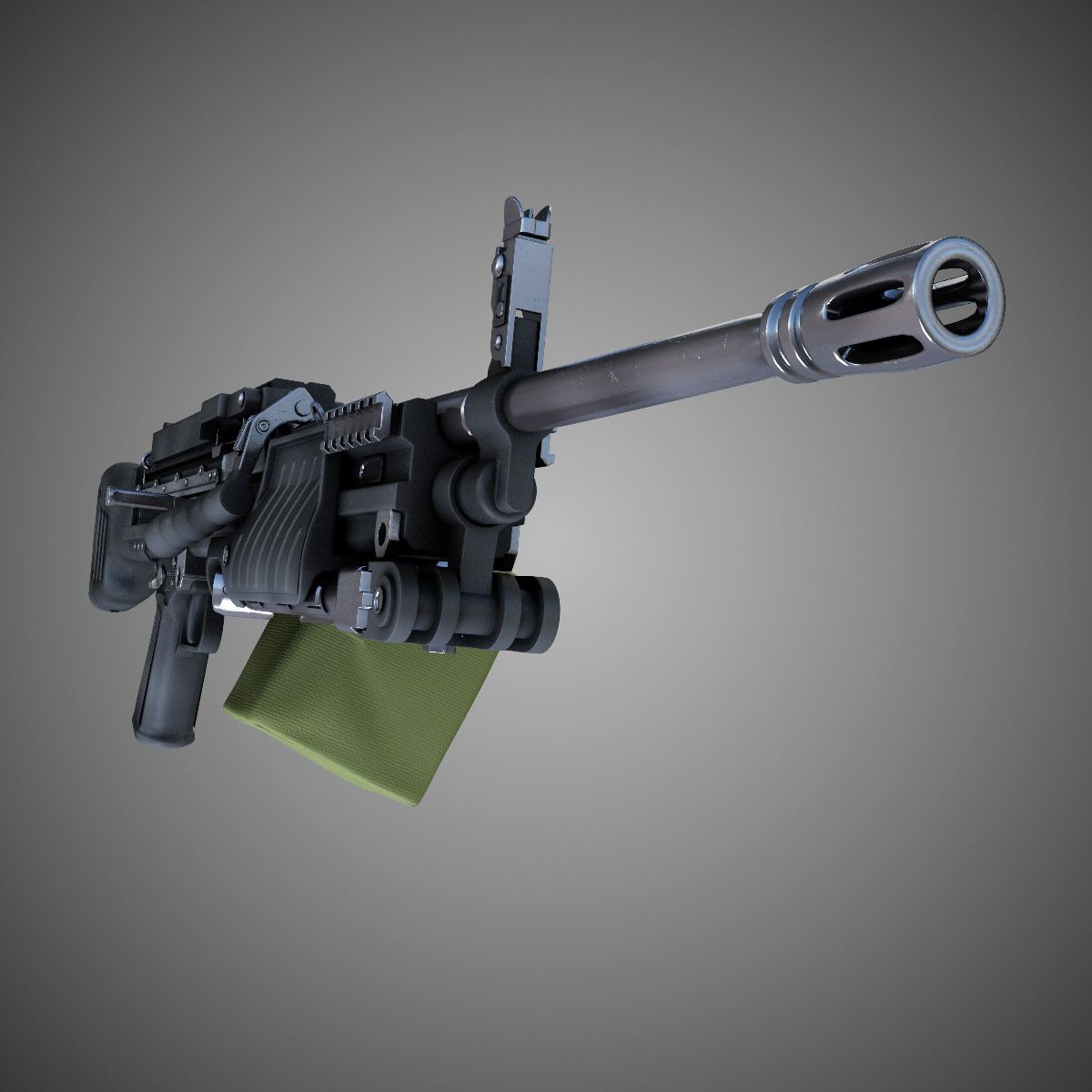 MG4 Machine Gun Hi-Res 3D model_1