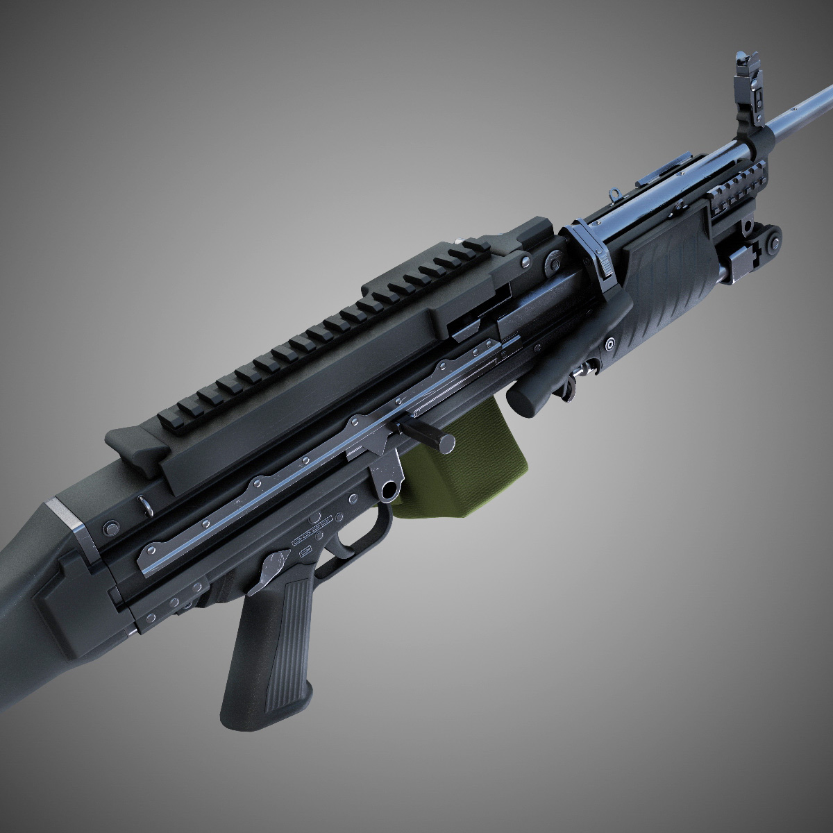 MG4 Machine Gun Hi-Res 3D model_2