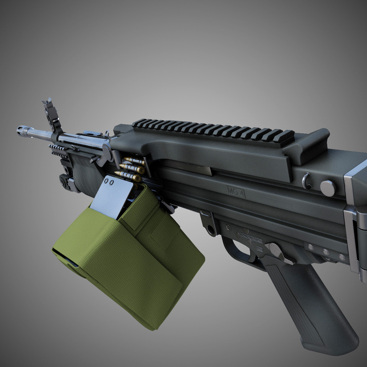 MG4 Machine Gun Hi-Res 3D model_3