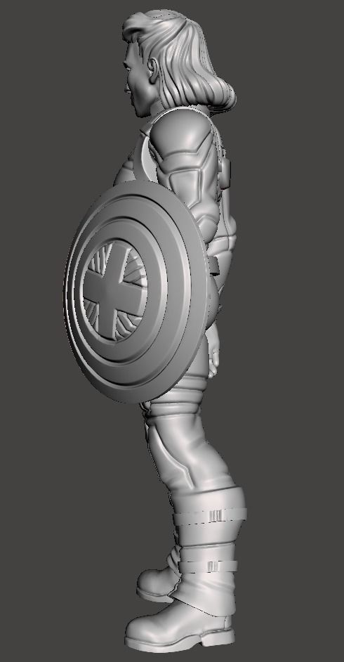 london 3d printing with supports in different poses  3D print model_8