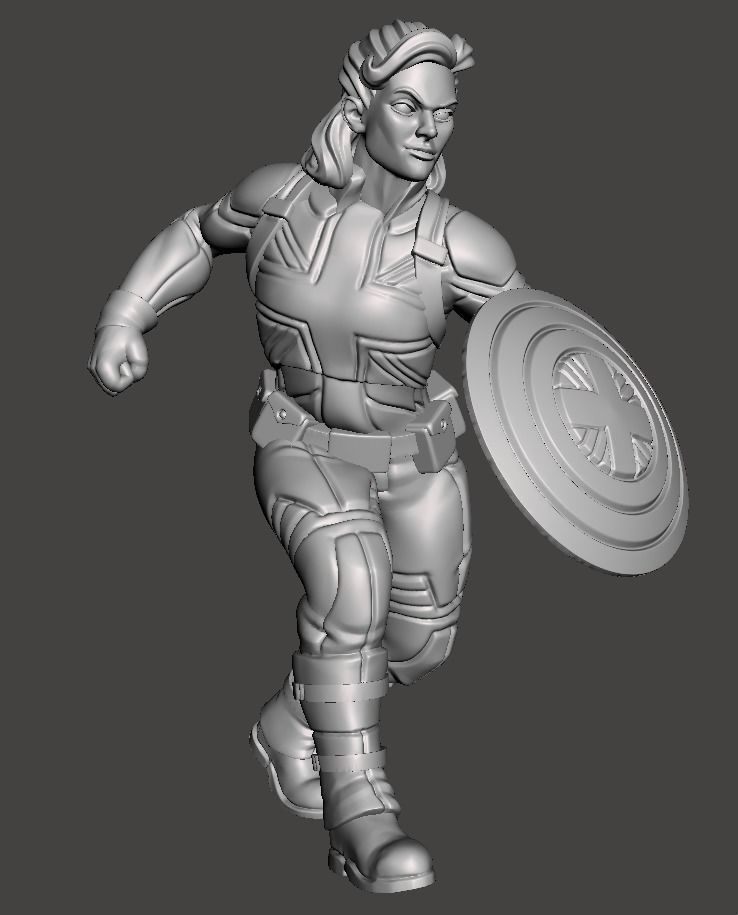 london 3d printing with supports in different poses  3D print model_11