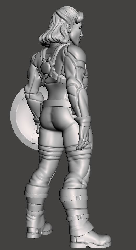 london 3d printing with supports in different poses  3D print model_10