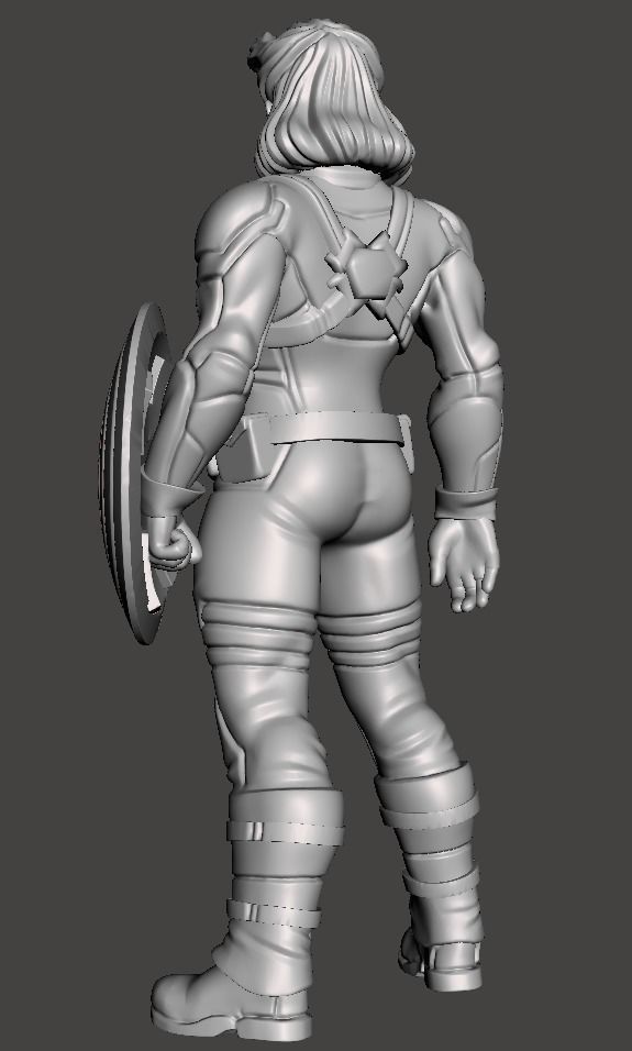 london 3d printing with supports in different poses  3D print model_9