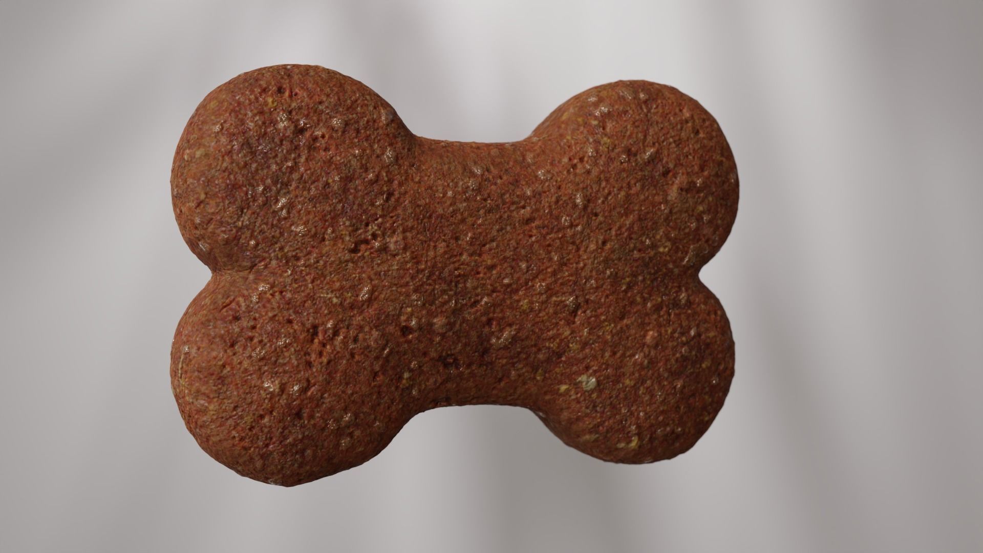 Dog Croquettes type 01 dog food Low-poly 3D model_9