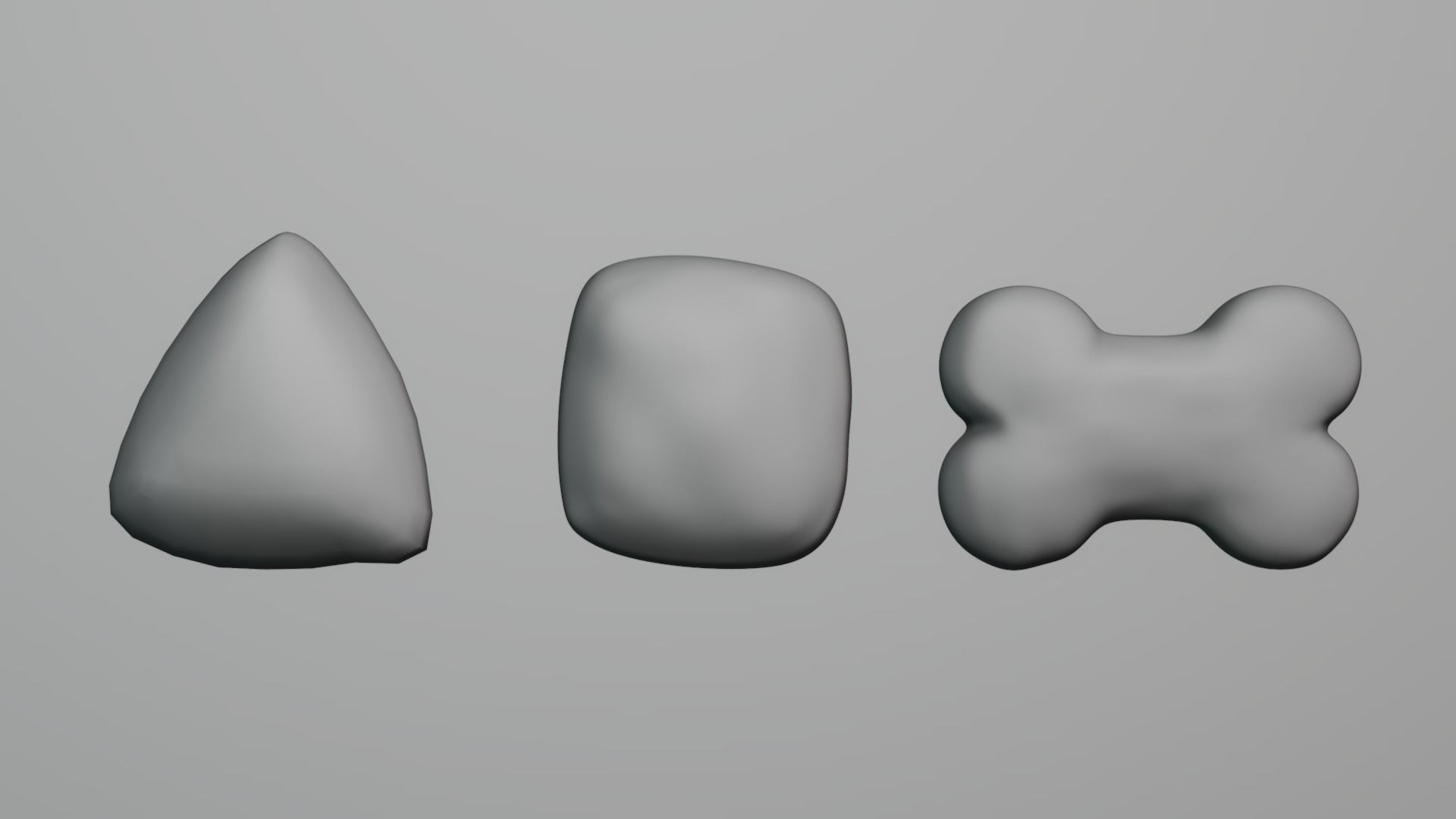 Dog Croquettes type 01 dog food Low-poly 3D model_16