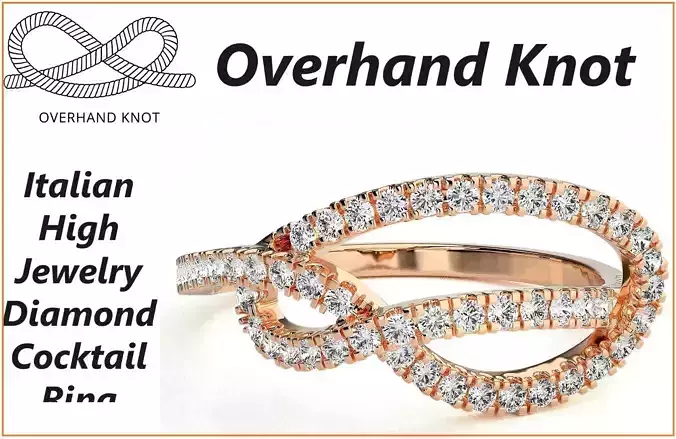 High Jewelry Diamond Cocktail Ring 3dm stl 3dm stl renders 