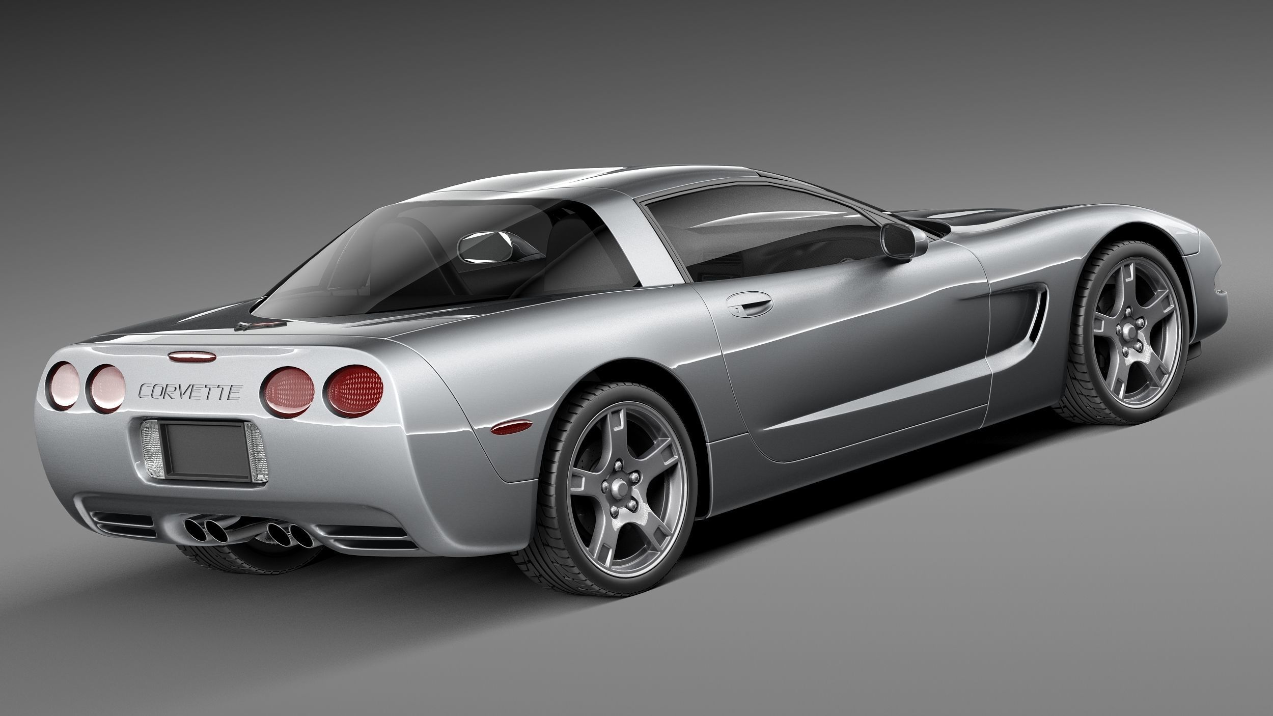 Chevrolet Corvette C5 targa 3D model_4