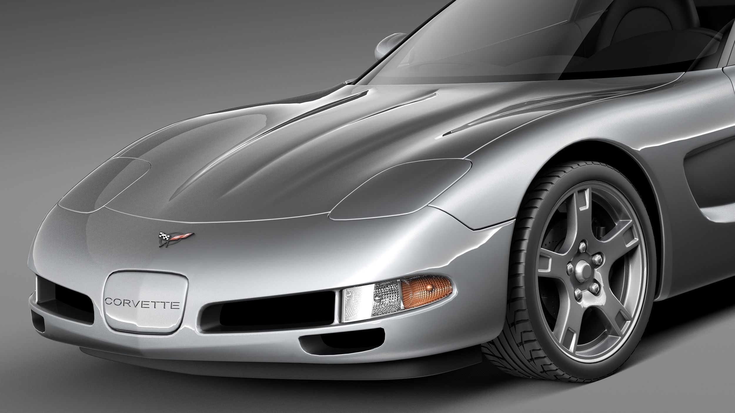 Chevrolet Corvette C5 targa 3D model_2