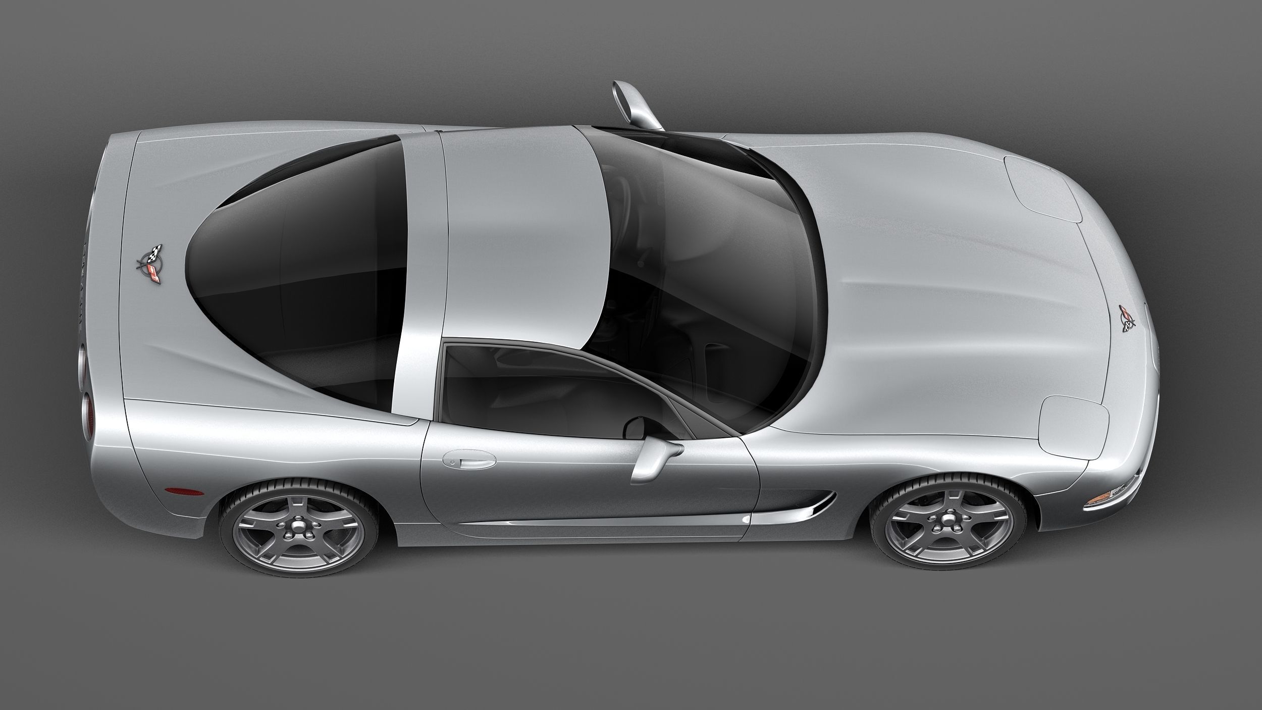 Chevrolet Corvette C5 targa 3D model_7