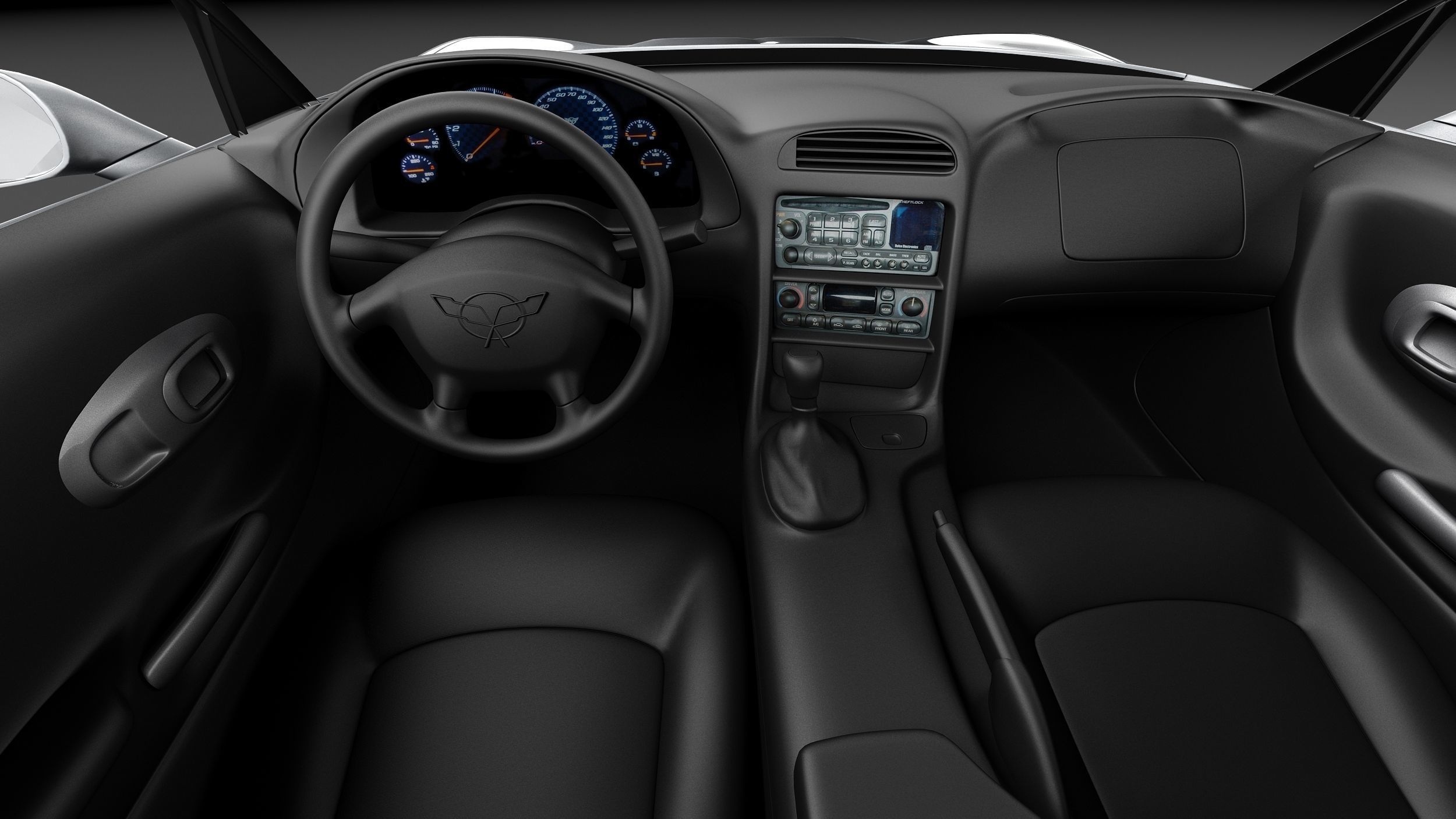 Chevrolet Corvette C5 targa 3D model_16