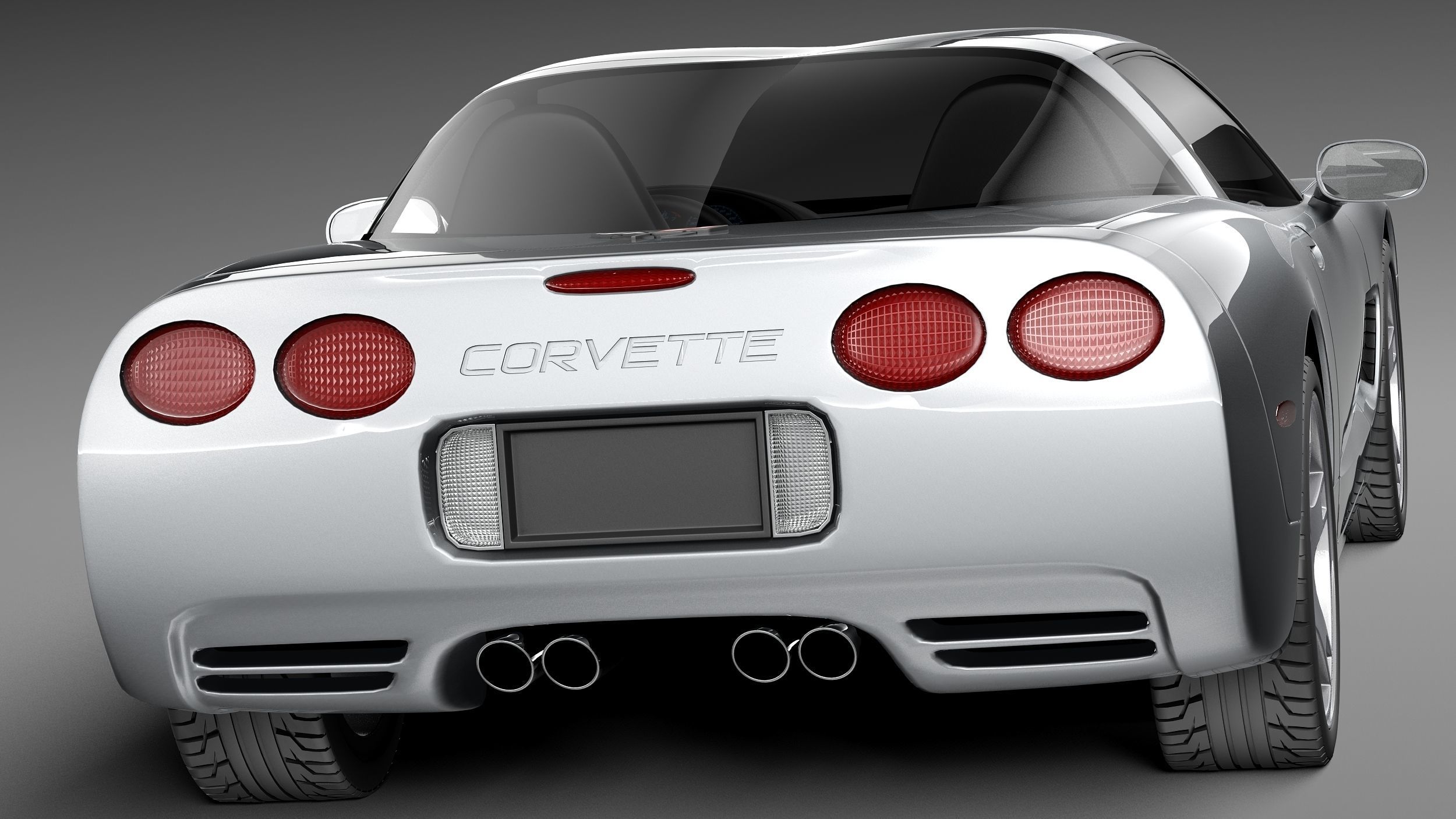 Chevrolet Corvette C5 targa 3D model_5