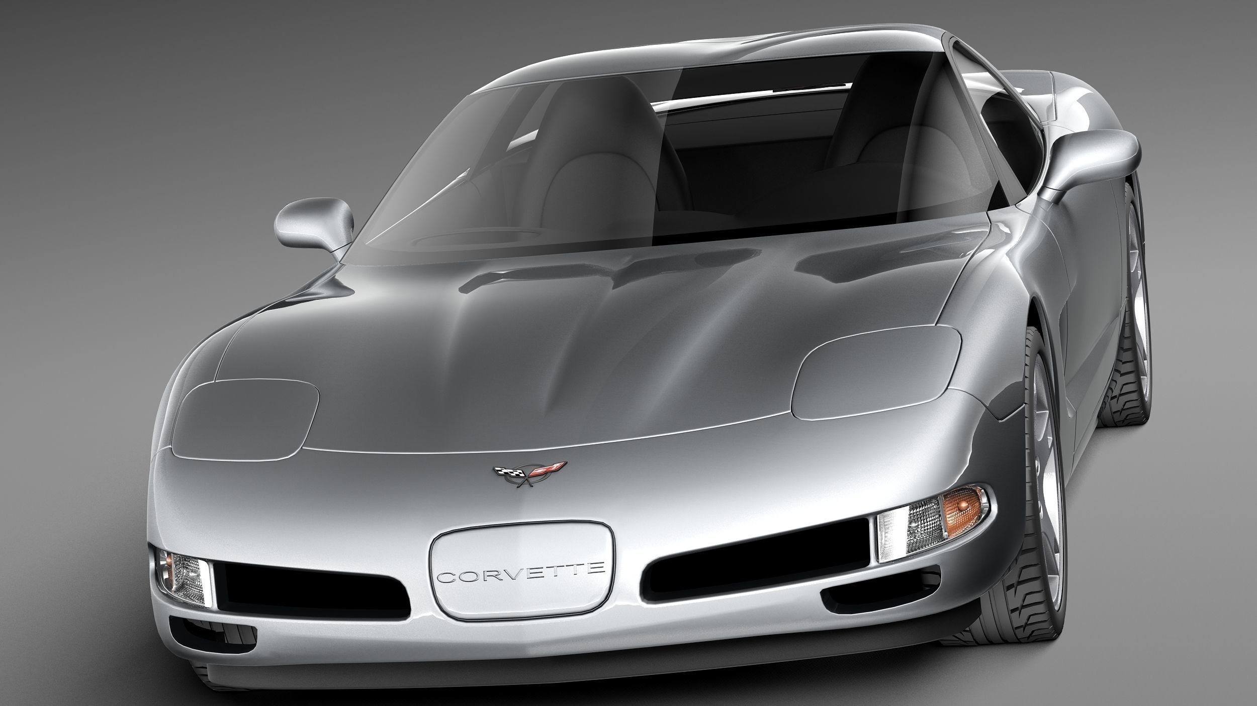 Chevrolet Corvette C5 targa 3D model_1