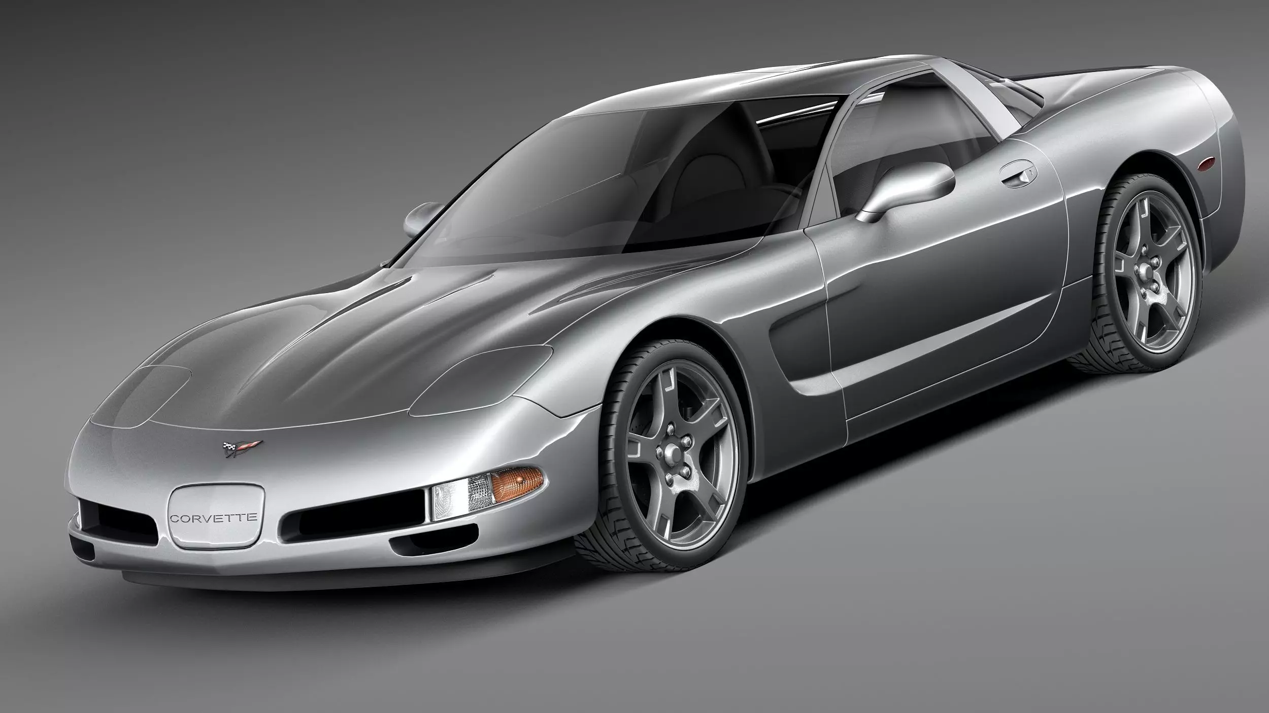 Chevrolet Corvette C5 targa 3D model_0