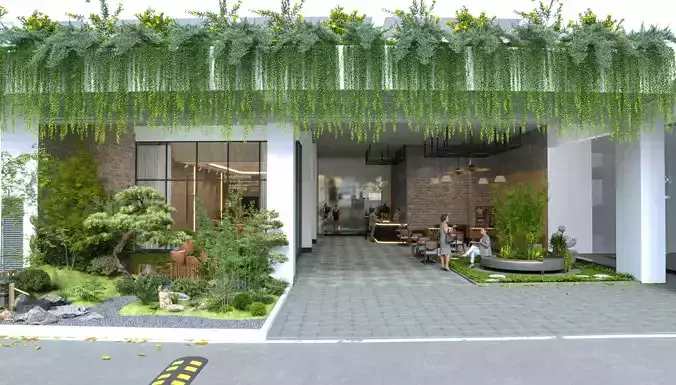 Hotel conference and Outdoor landscape