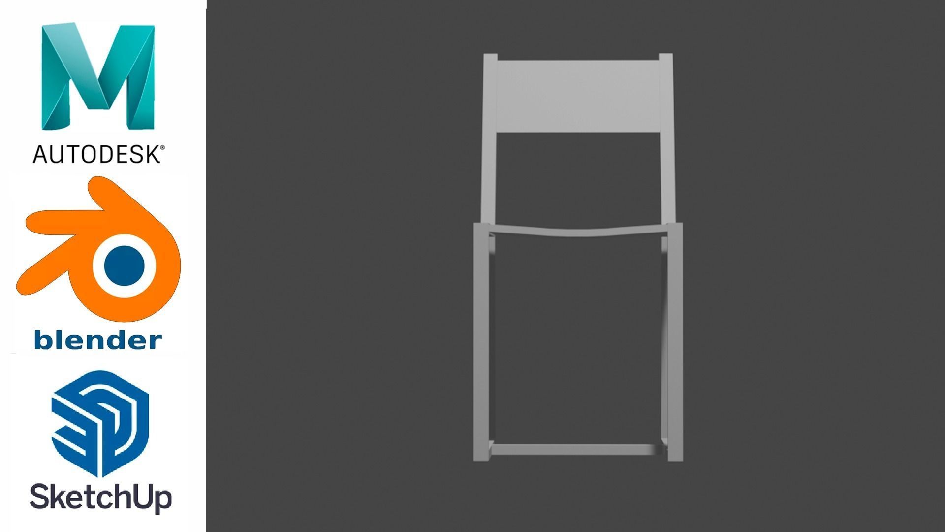 Chair - Silla 3D model_5