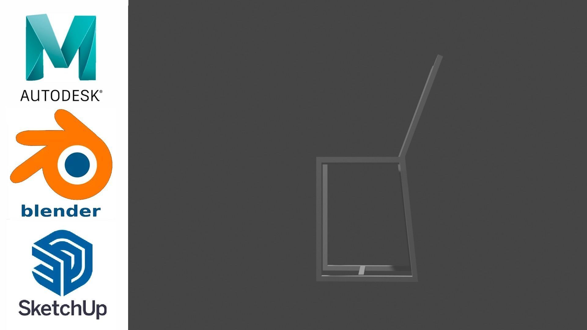 Chair - Silla 3D model_4