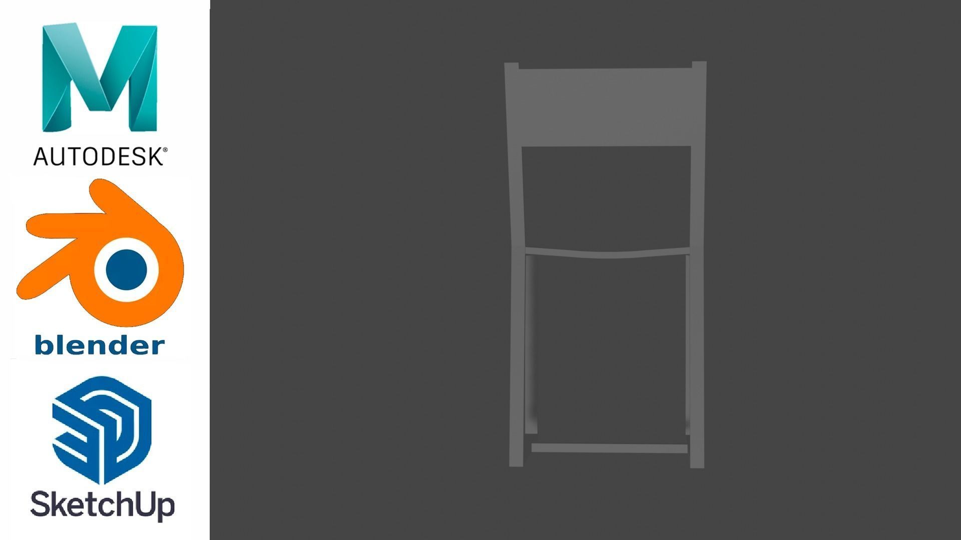 Chair - Silla 3D model_2