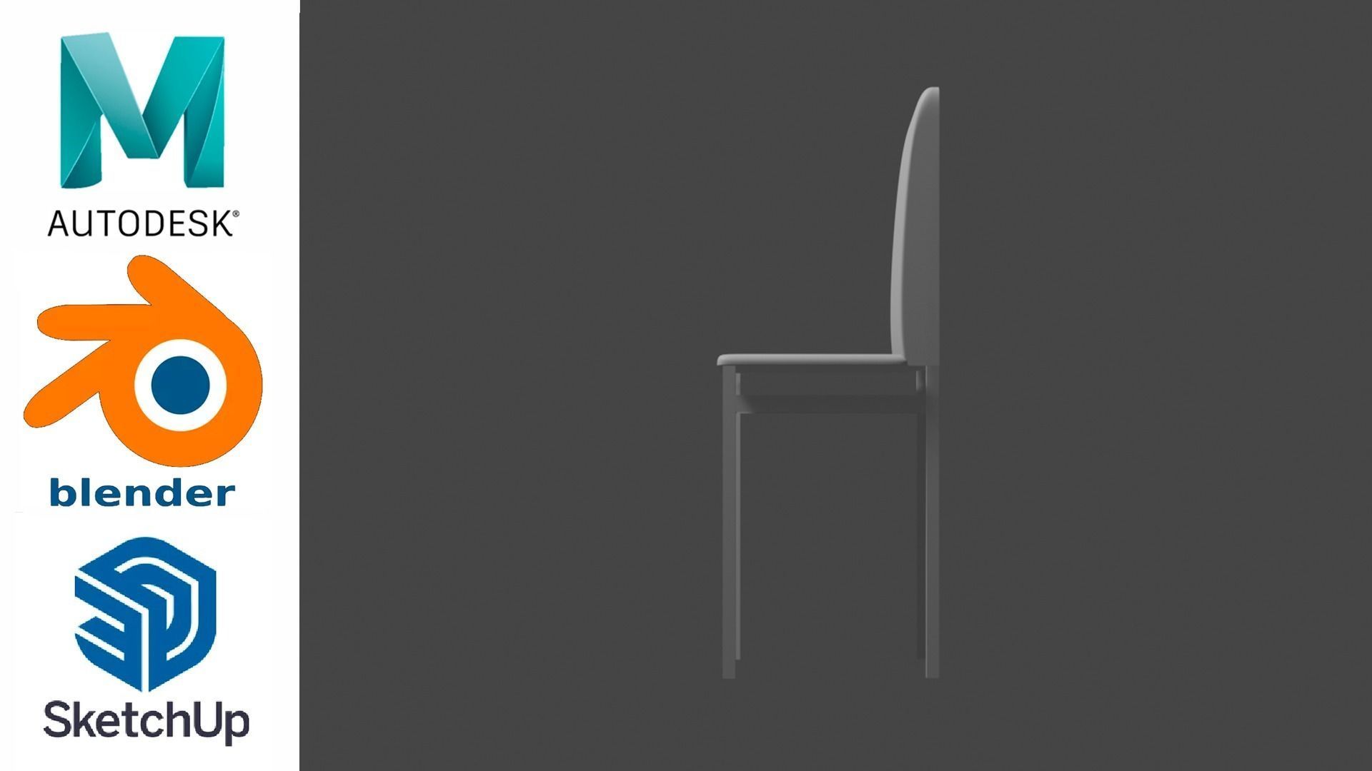 Chair - Silla 3D model_3