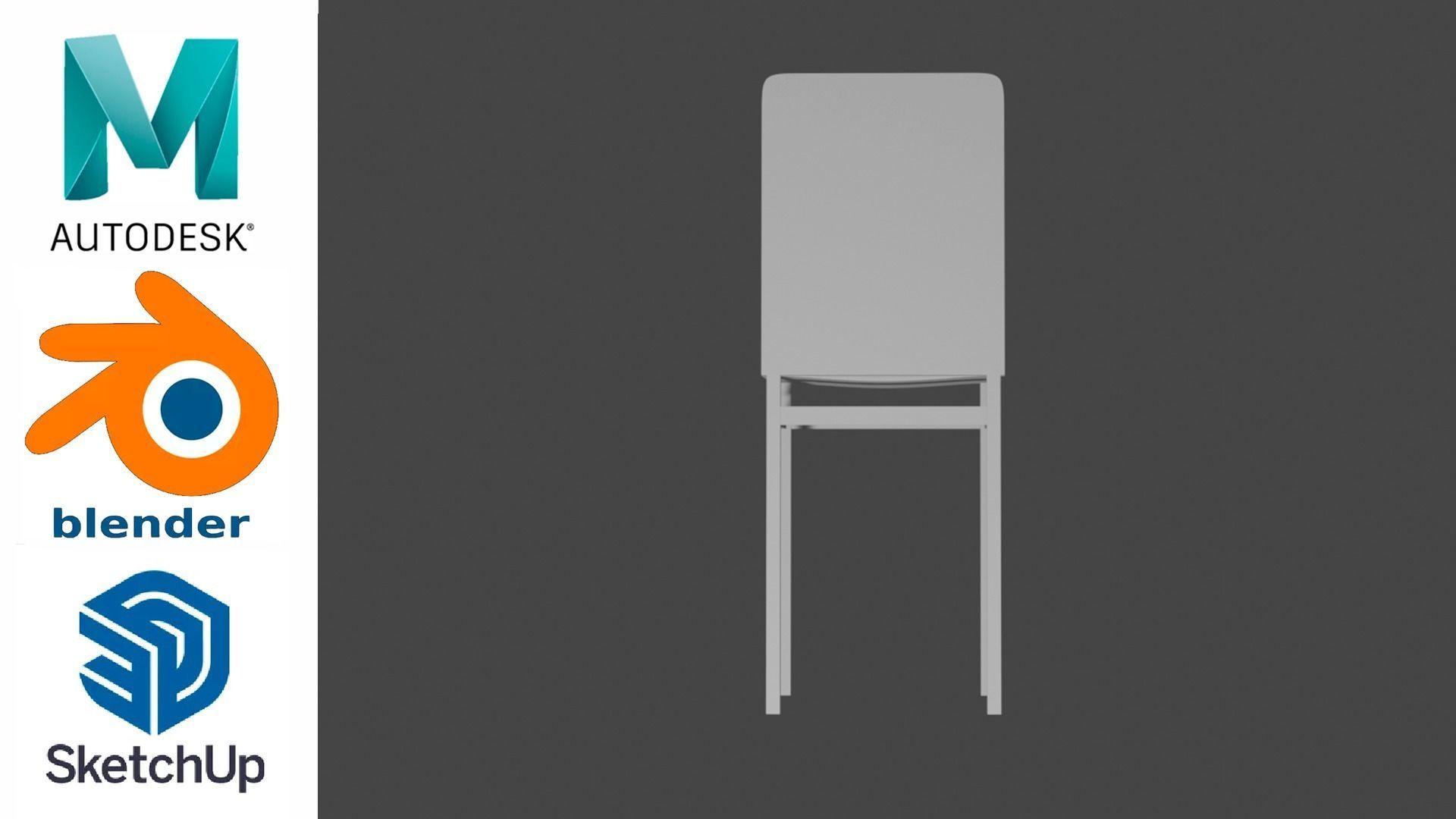 Chair - Silla 3D model_1