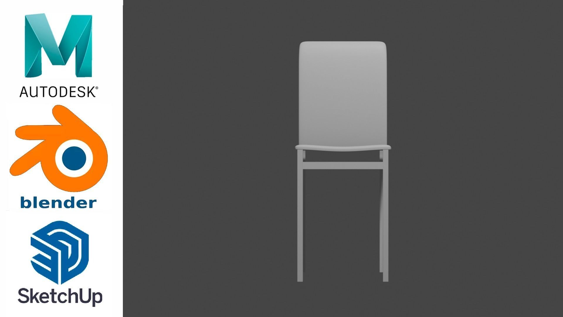 Chair - Silla 3D model_4