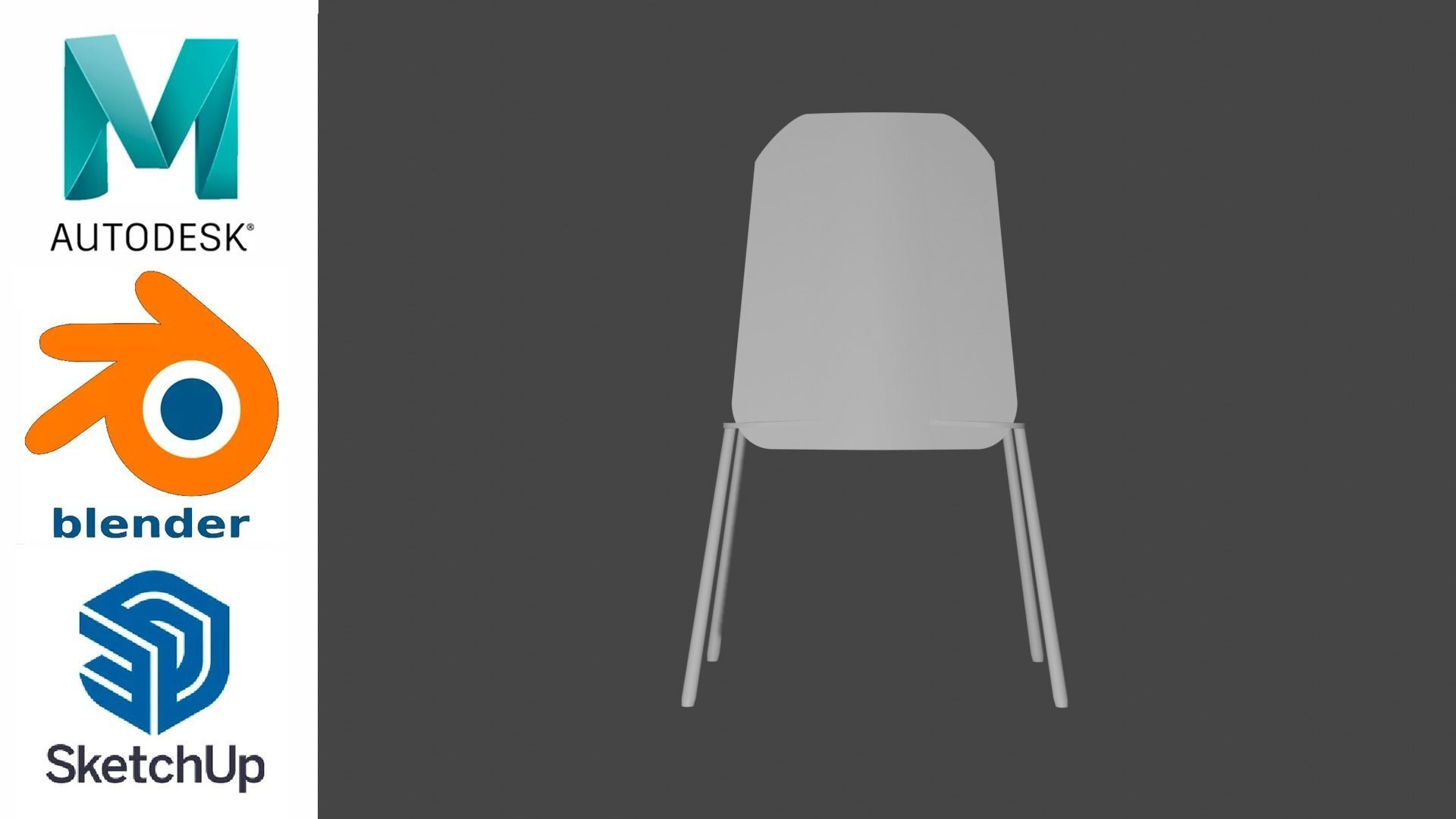 Chair - Silla 3D model_3