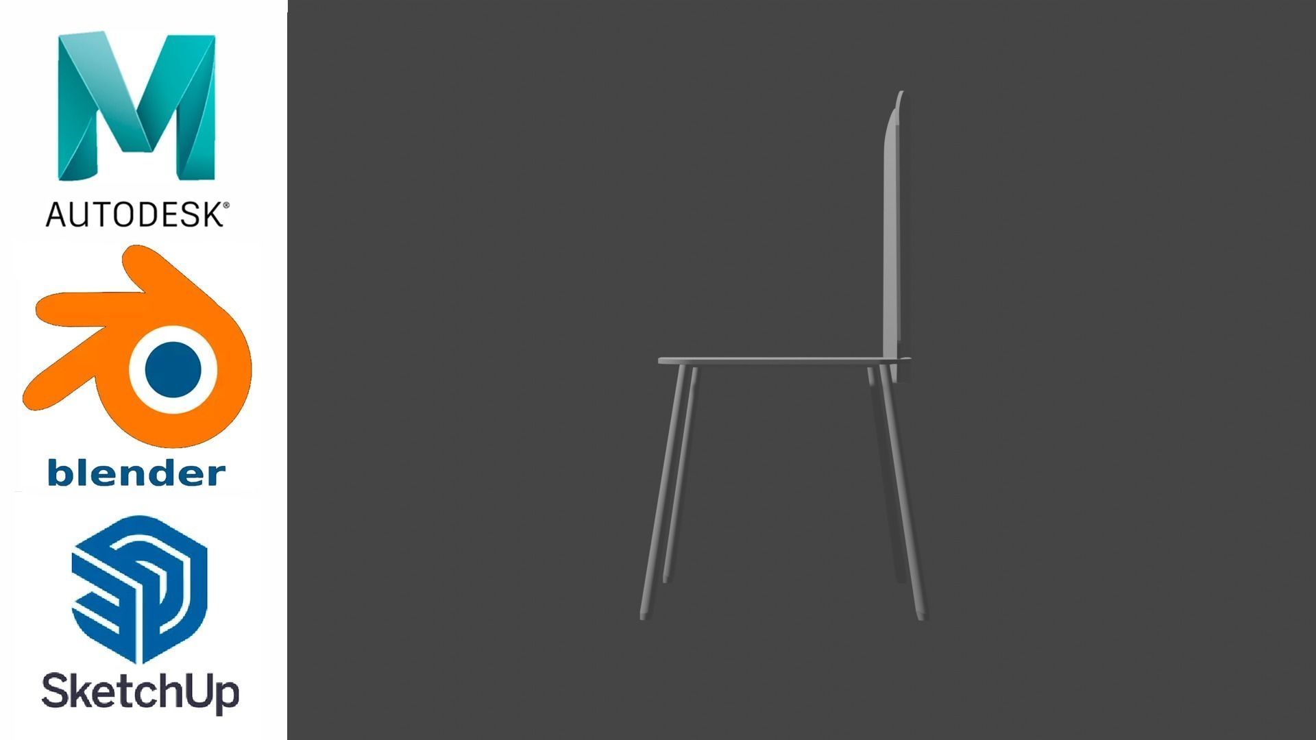 Chair - Silla 3D model_5