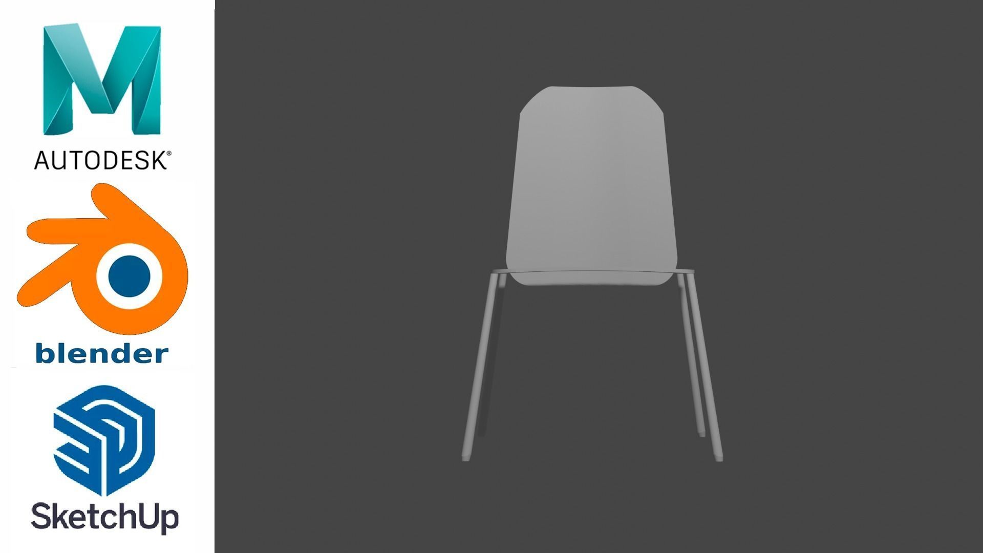 Chair - Silla 3D model_1