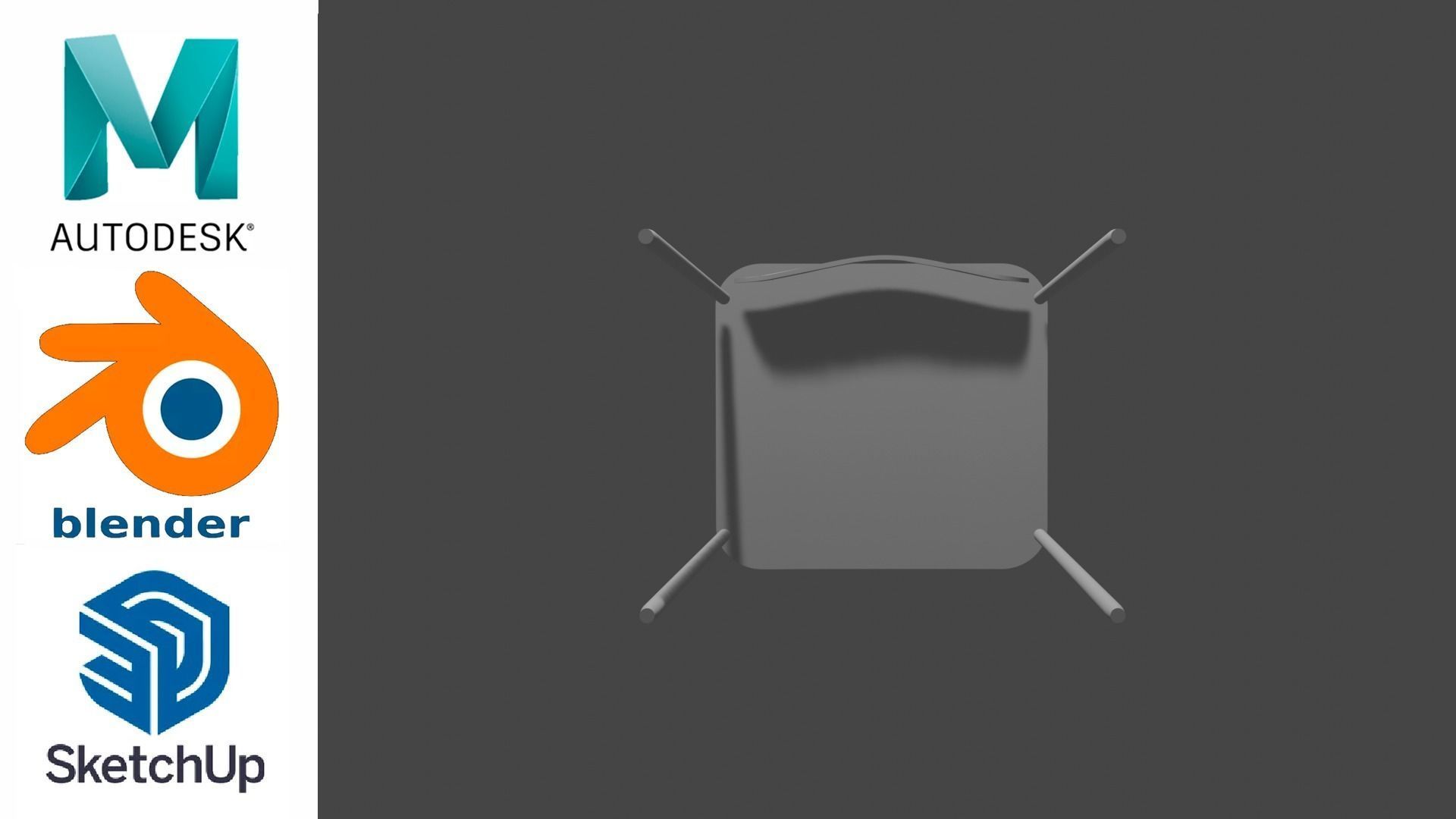 Chair - Silla 3D model_2