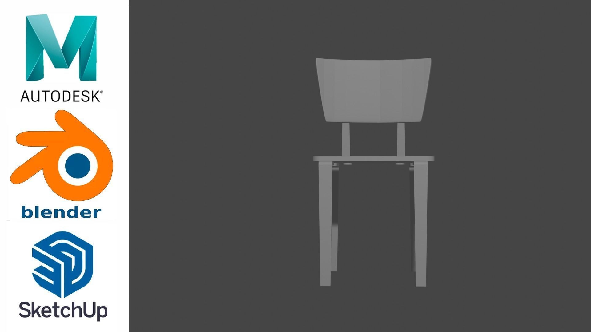 Chair - Silla 3D model_14