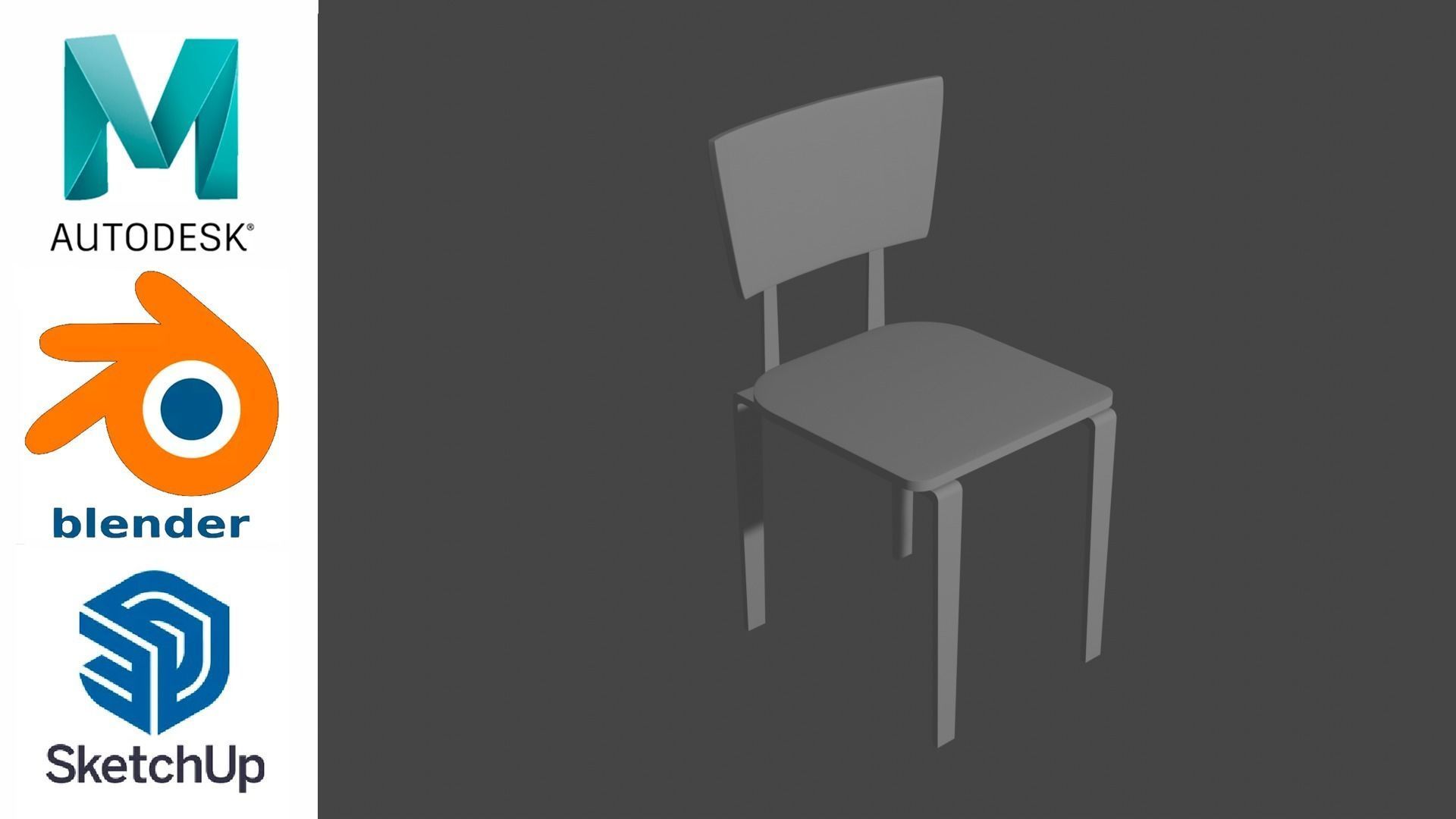 Chair - Silla 3D model_1