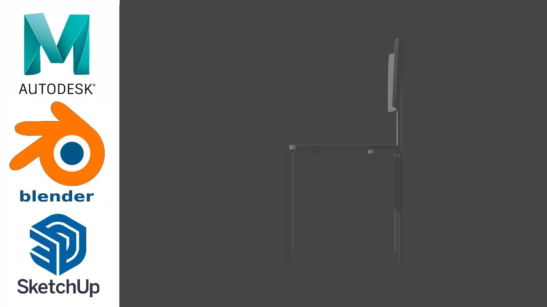 Chair - Silla 3D model_11