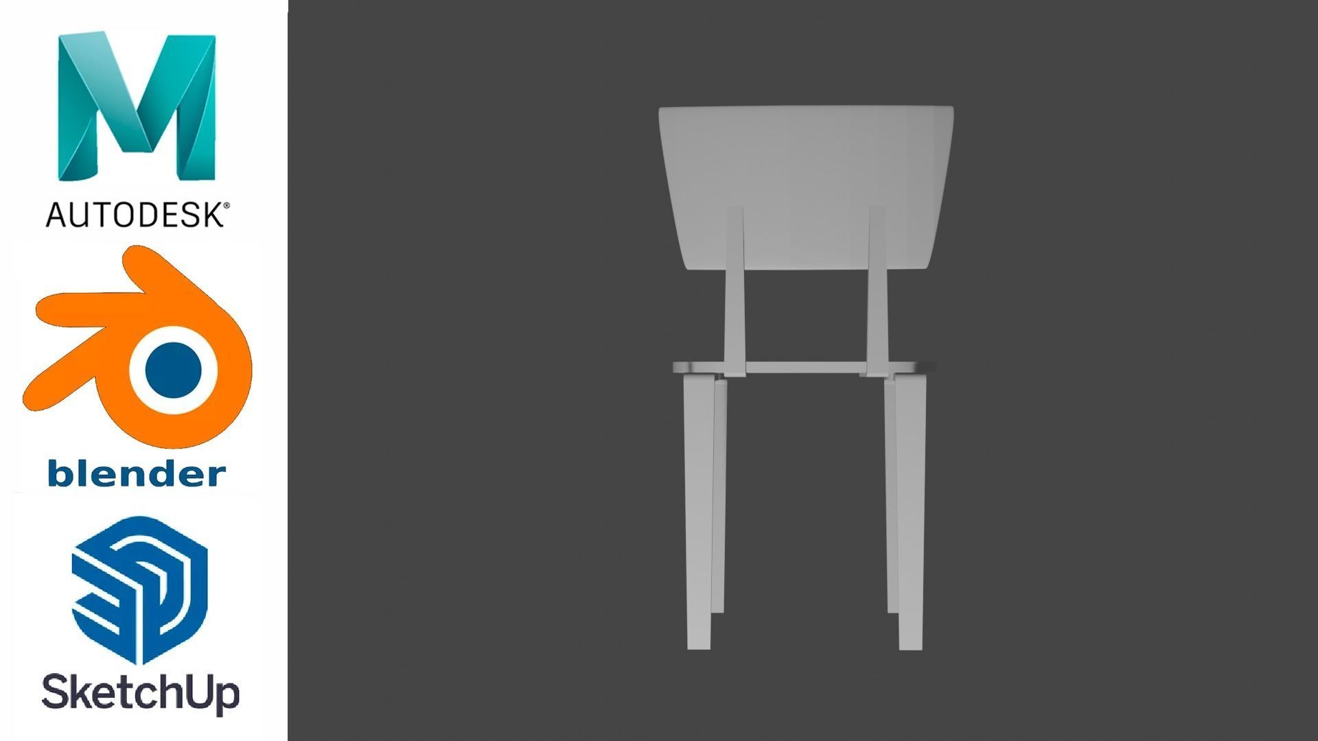 Chair - Silla 3D model_4