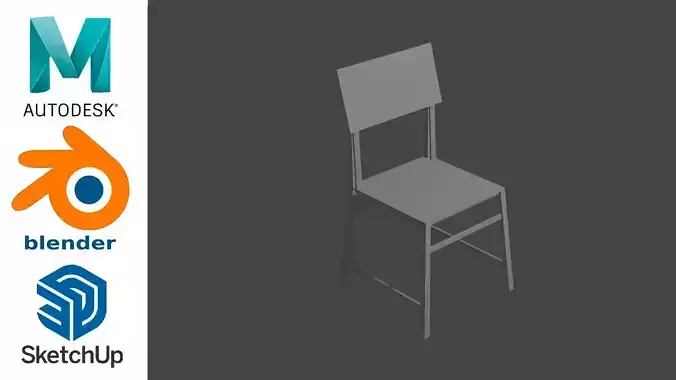 Chair - Silla 3D model