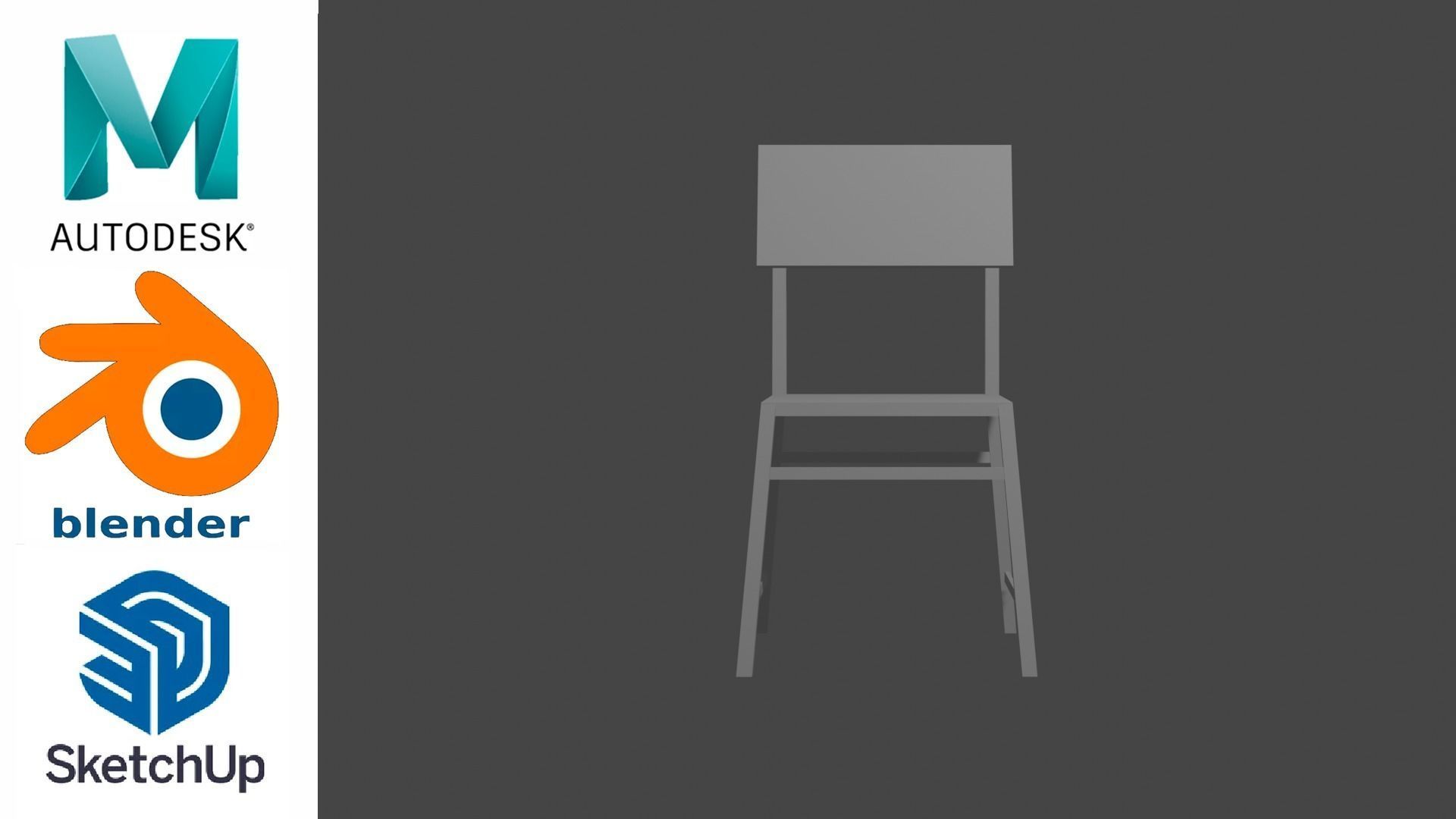 Chair - Silla 3D model_4