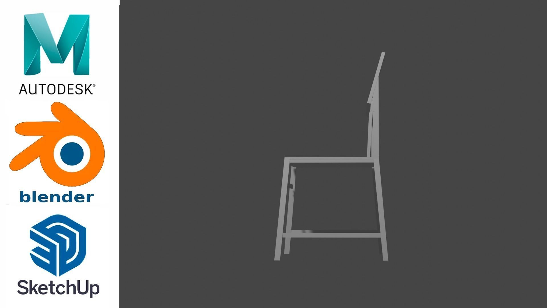 Chair - Silla 3D model_3