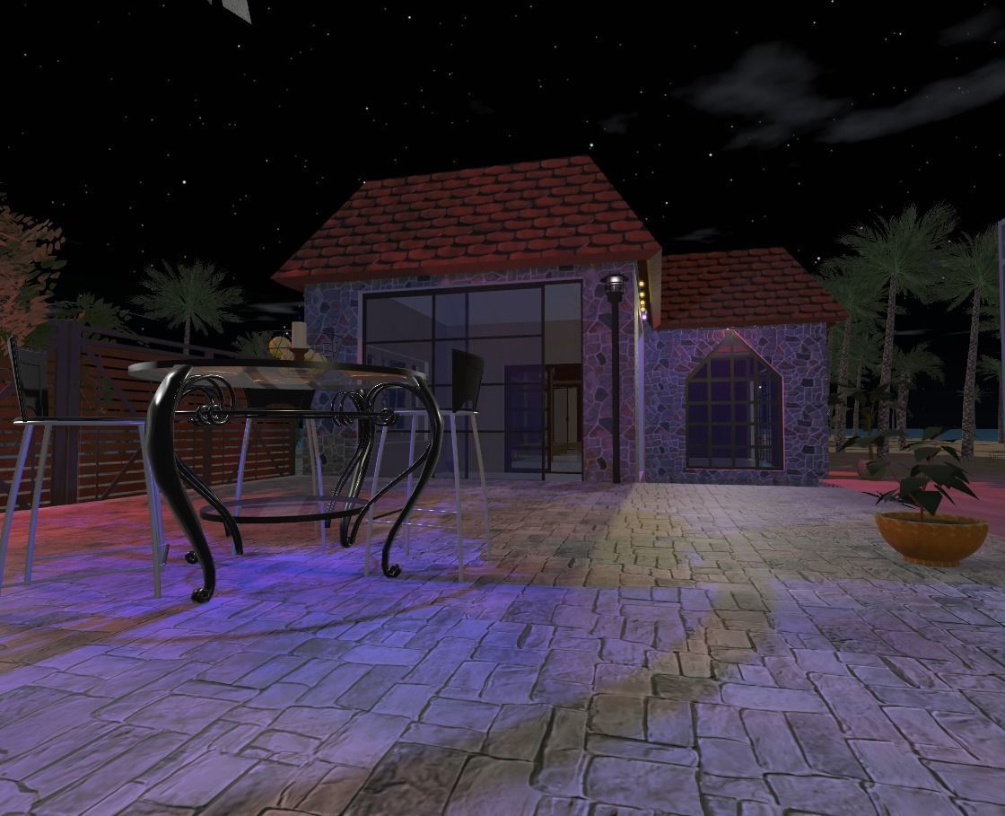 My Island In Tahiti Low-poly 3D model_15